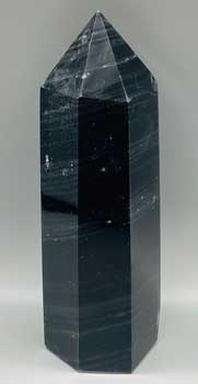 Black Obsidian With Silver Stripes Obelisk 1.6-2.0#