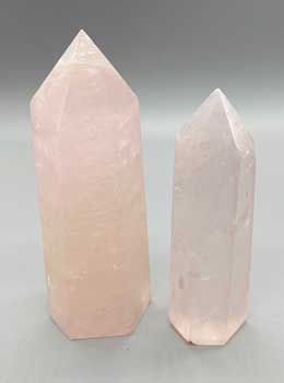 1 Lb Rose Quartz Point 2-5"