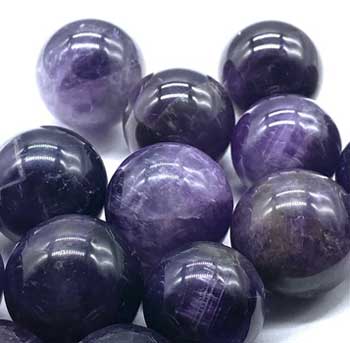 1 Lb  Amethyst Marble 15mm-25mm