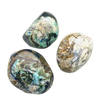 1 Lb Azurite With Malachite Tumbled Stones