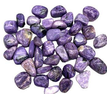 1 lb Charoite Tumbled Stones