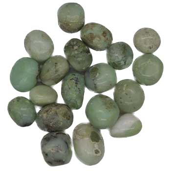 1 Lb Green Chrysoprase Tumbled Stones