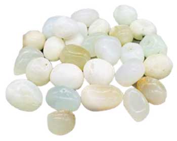 1 Lb White Jade Tumbled Stones