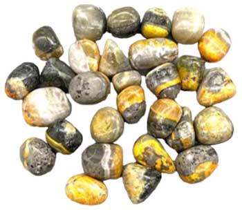 1 Lb Bumble Bee Jasper Tumbled Stones