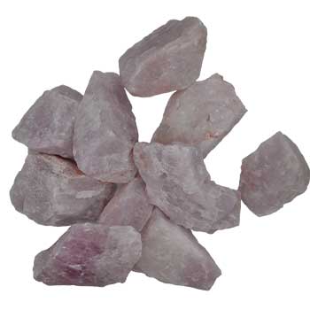 5kg Lavender Quartz Untumbled 2-3"