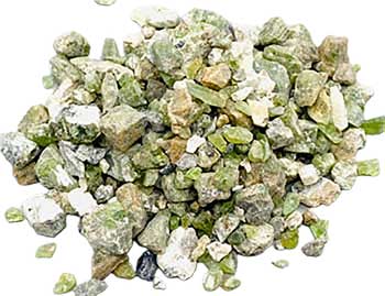 1 Lb Peridot Untumbled Stones 5-10mm