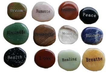 Worry Stone - Inspirational Word (Various Words)