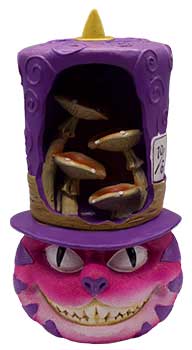 Cheshire Cat Back Flow Incense Burner 6 3/4"