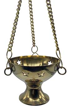 Brass Hanging Incense Burner