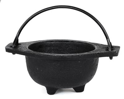 Mini Cast Iron Cauldron for Spiritual Practices