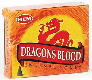 Dragons Blood Hem Cone Incense (10 Cones)