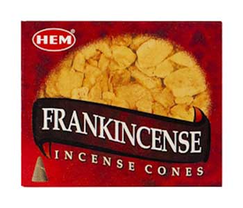 Frankincense Hem Cone Incense (10 Cones)