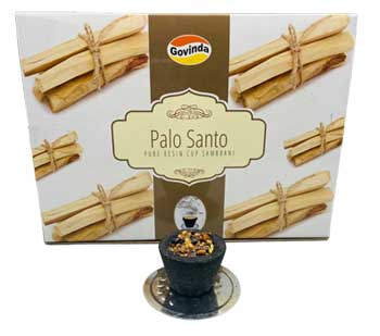 Palo Santo Charcoal Dhoop Cup (Set Of 12)