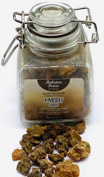 Release Fears (Myrrh) Resin Jar 3.0oz