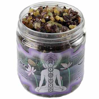 Crown Chakra (Sahasrara) Resin Incense 2.4oz Jar