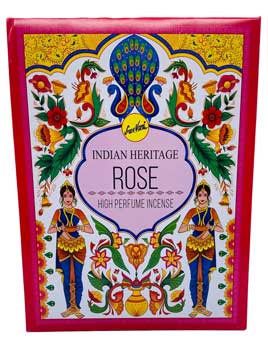 Rose Incense Sticks Indian Heritage 15 Gm