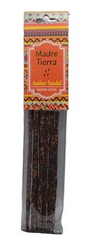 Amber Sandal Madre Tierra Incense Sticks 8 Pack