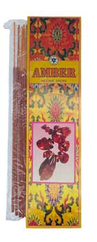 20 Amber Incense Sticks Pure Vibrations