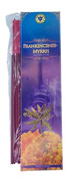 20 Frankincense & Myrrh Incense Sticks Pure Vibrations