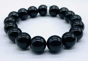 Black Tourmaline Bracelet 12mm