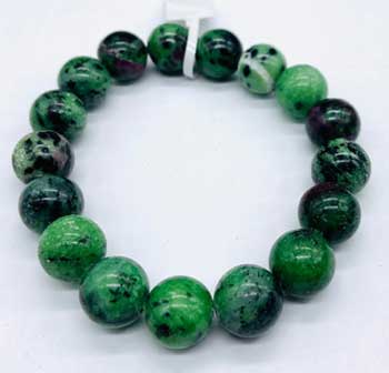 Ruby Zoisite Bracelet 12mm