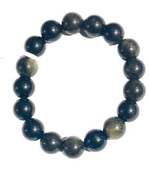 Goldsheen Obsidian Bracelet 12mm