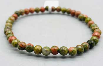 Unakite Bracelet 4mm