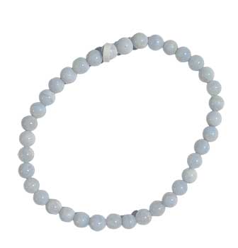 Blue Lace Agate Bracelet 4mm