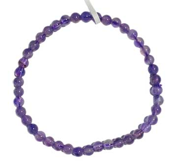 Amethyst Bracelet 4mm