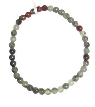 Bloodstone Bracelet 4mm