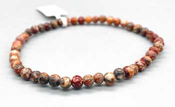 Jasper, Brecciated Bracelet 4mm