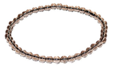 Smokey Quartz Bracelet 4 mm