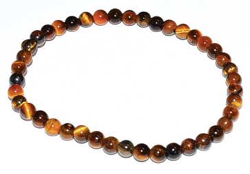 Yellow Tiger Eye Bracelet 4mm