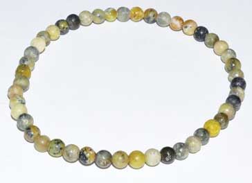 Yellow Turquoise Bracelet 4mm