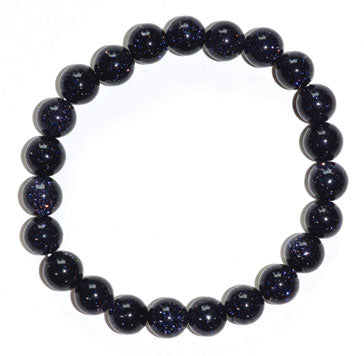 Blue Goldstone Bracelet 8 mm