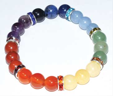 7 Chakra Spacer Bracelet 8mm