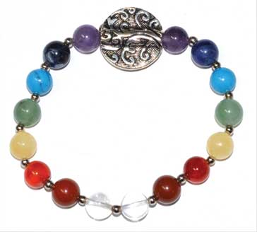 7 Chakra Tree Bracelet 8mm