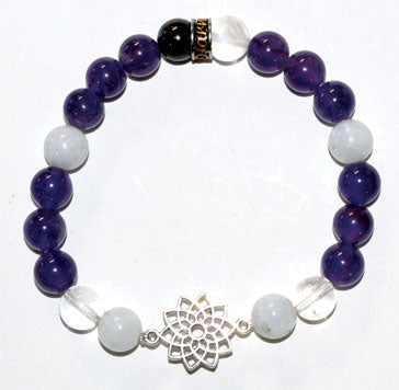 Crown Chakra Bracelet 8mm