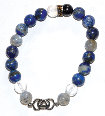 Third Eye Chakra Bracelet 8mm