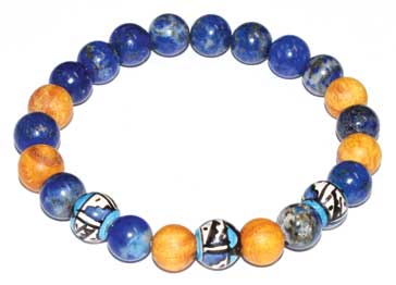 Palo Santo & Lapis Bracelet 8mm