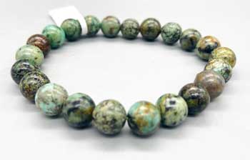 African Turquoise Bracelet 8mm