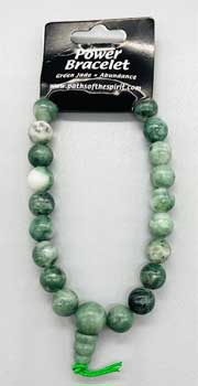 Green Jade Power Bracelet 8mm