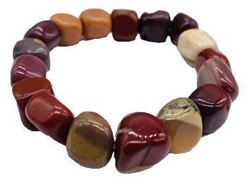 Mookaite Beaded Nugget Bracelet