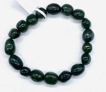 Nephrite Jade Nugget Bracelet