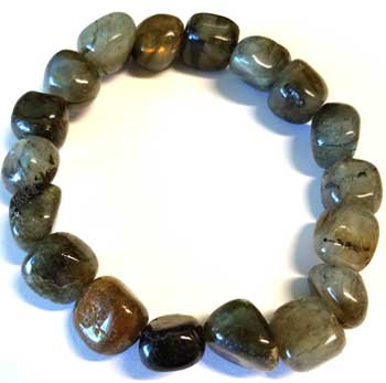 Labradorite Gemstone Nugget Bracelet