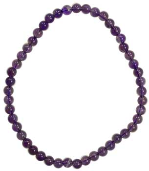 Amethyst  Bracelet 4mm