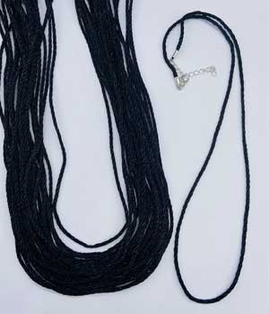 Braided Necklace With Clamp (Set Of 50)