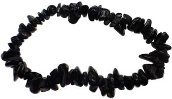 Black Obsidian Chip Bracelet