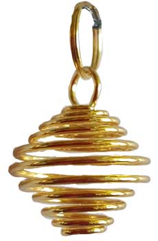 3/4" Gold Plated Coil (Set Of 24)