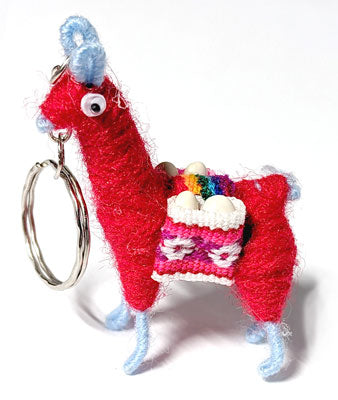 Love Llama Keychain